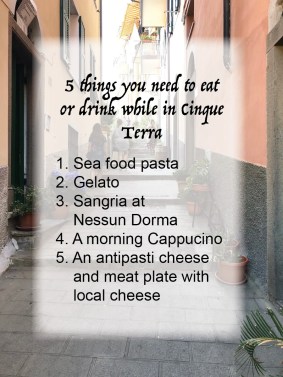 cinque terra food
